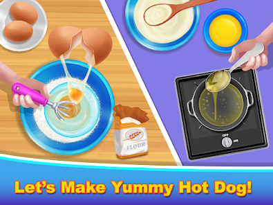 Hot Dog Cooking Game screenshots 2