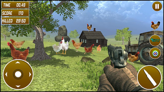 Screenshot 10 cazador de pollo: juegos 2020  android