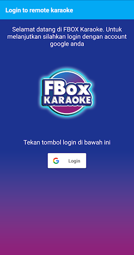 Android application FBOX Karaoke Remote screenshort