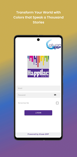 Android application Happilac ESS screenshort