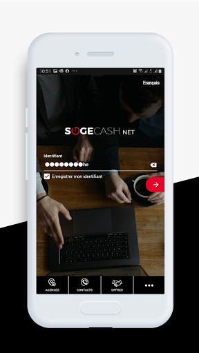 Android application APPLI SOGECASH NET screenshort