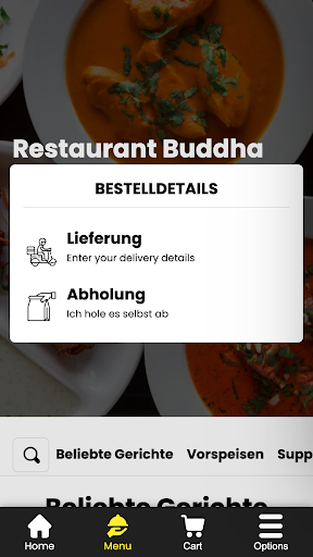 Restaurant Buddha Screen 3