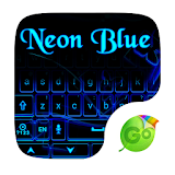 Neon Blue GO Keyboard Theme icon