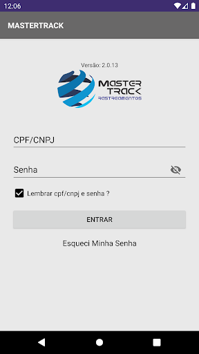 Android application Master Track Rastreamentos screenshort