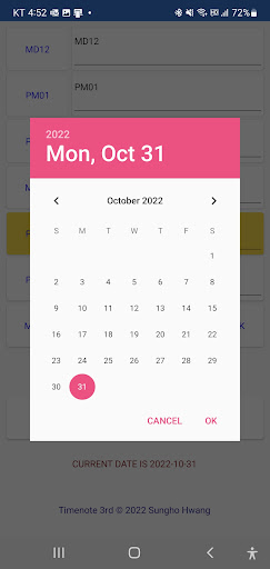 Timenote 3rd Screen 2