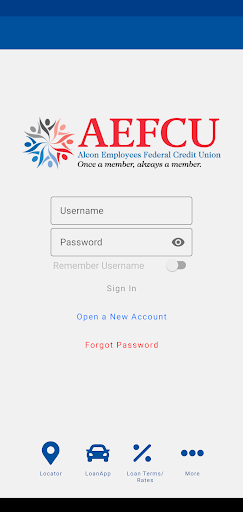 Android application Alcon Employee's FCU screenshort