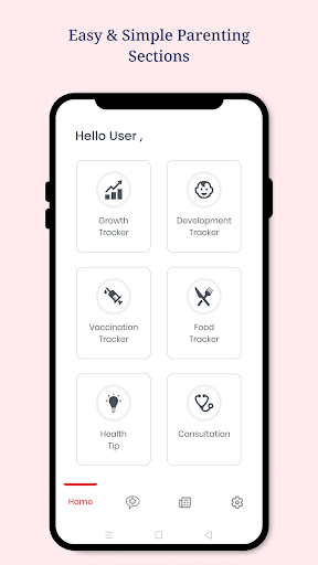 Android application Growth Book - Baby Development screenshort