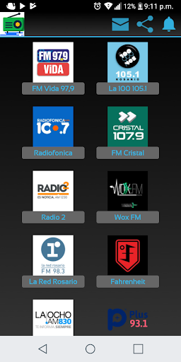 Android application Radios Rosarinas screenshort