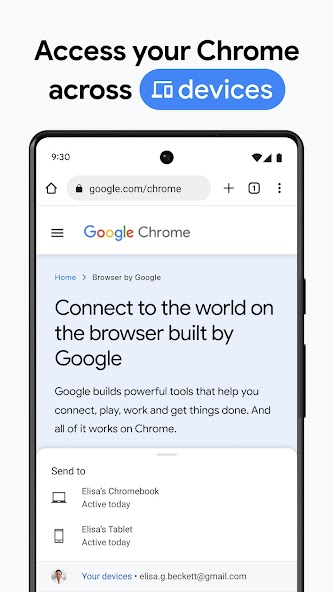 Google Chrome banner