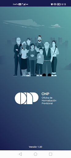 Android application ONP Móvil screenshort