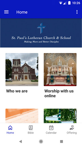 Android application St Paul's Lutheran Sioux City screenshort