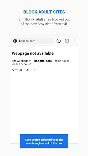 Android application Purity -Safe Porn Less Browser screenshort
