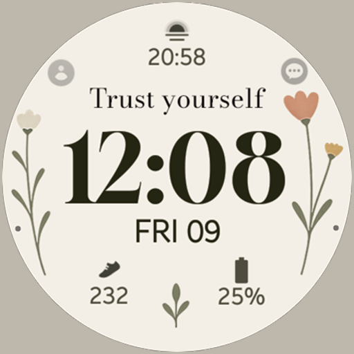 Get Floral Motivation Watch Face for Android Aso Report