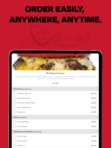 Screenshot of Wulf Burger