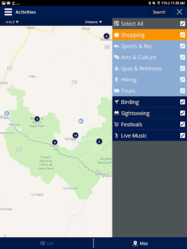 Screenshot of Visit Big Bend!