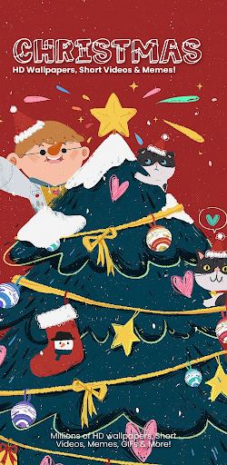 Android application Christmas Wallpapers & Videos screenshort