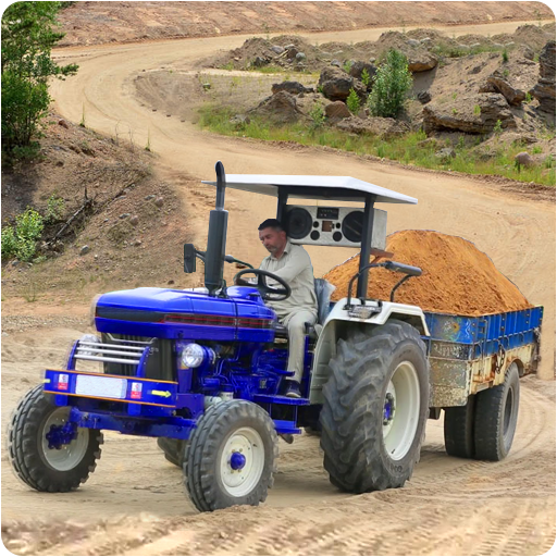 Village Tractor Trolley Driver logo