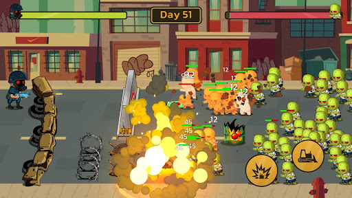 Android application Zombie coming: roguelike siege screenshort