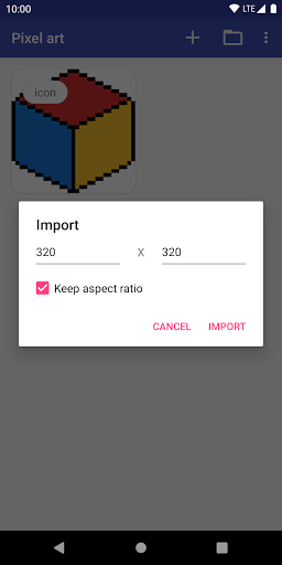Pixel art and texture editor Screenshot 4 - AppWisp.com