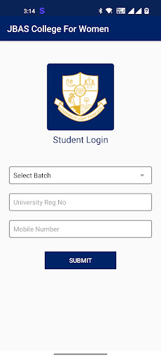 Android application JBAS STUDENT APP screenshort