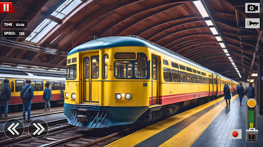Android application Train Games 3d Train Driving screenshort