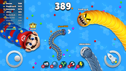 Snakes Zone .io: Battle Arena Android Oyunu Ekran Görüntüsü 4