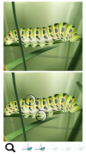 Spot a Difference Bugs Screen 2