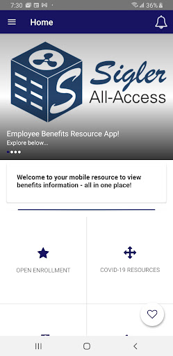Android application Sigler All-Access screenshort