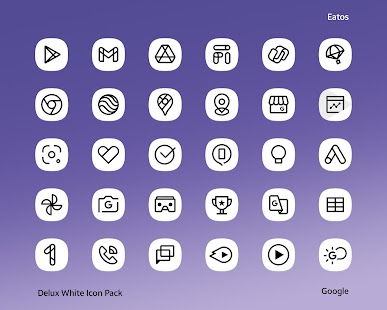 Delux White - Icon Pack Screenshot