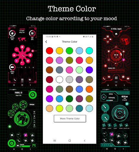 Screenshot of Hi-tech Themer Launcher 2024