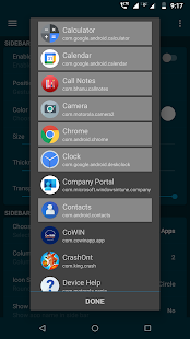 Edge Side Bar - App Shortcuts Screenshot