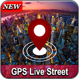 Live Street Map view: GPS Satellite icon