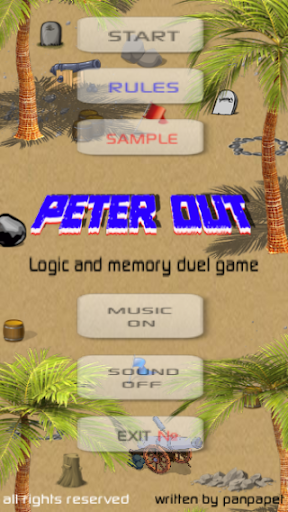Android application PeterOut screenshort