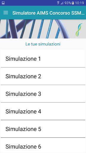 Simulatore AIMS Screen 2