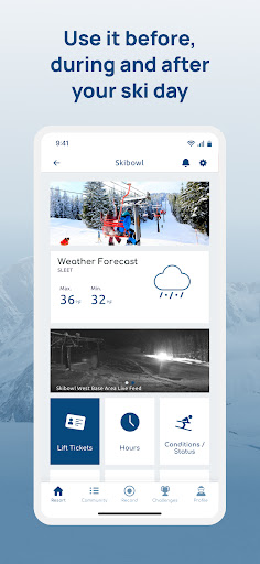 Screenshot of Mt. Hood Skibowl