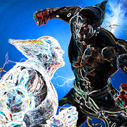 Superhero Fighting Shadow Warrior Vs Immortal Gods