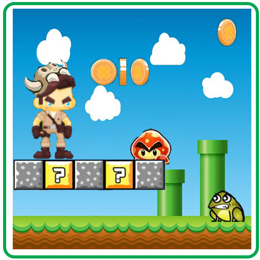 Adventure jungle super game logo