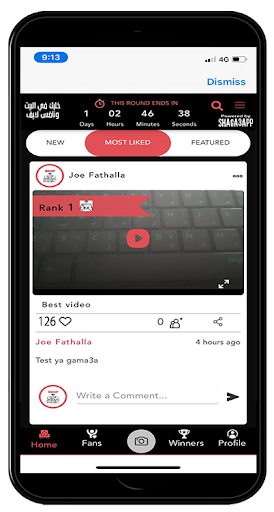 Shaga3app |Cheer & Win Live Screen 3