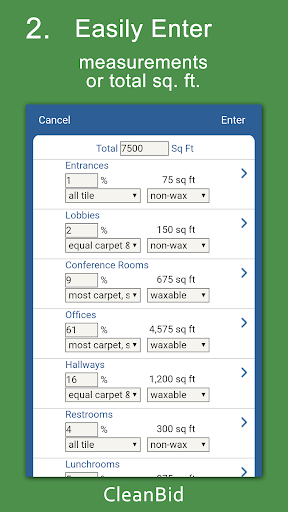 CleanGuru Janitorial Software Screen 2
