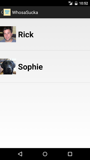 Android application Whosa Sucka screenshort