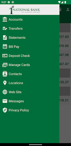 FNBHS Mobile Banking Screen 2