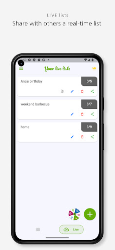 Shopy your shopping list Screen 3