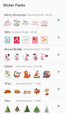 Christmas Sticker for Whatsappのおすすめ画像4