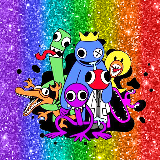 Doodle Rainbow Friends battle