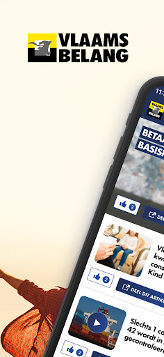 Android application Vlaams Belang screenshort