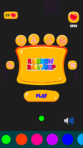 Ball Bounce : Rainbow Game