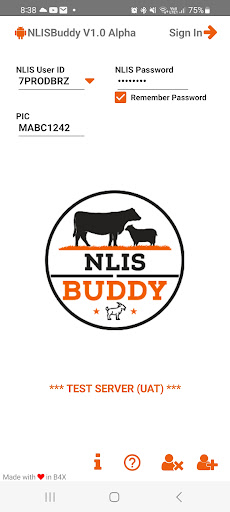 Android application NLISBuddy screenshort