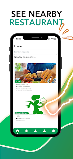Android application Tastee Customer screenshort