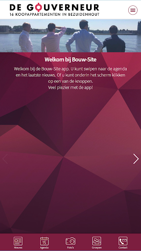 Android application Bouw-Site screenshort