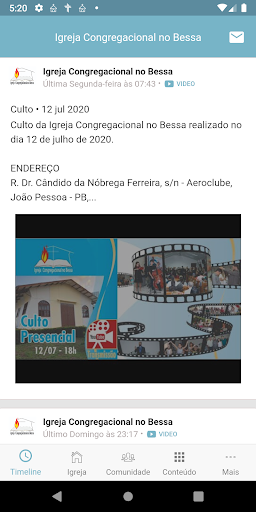 Igreja Congregacional no Bessa Screen 2